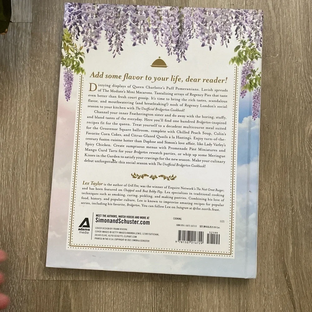 The Unofficial Bridgerton Cookbook by Lex Taylor NEW